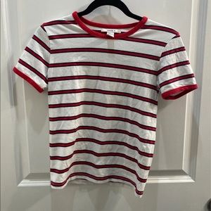 Basic Striped Tee w/ Vintage Look
